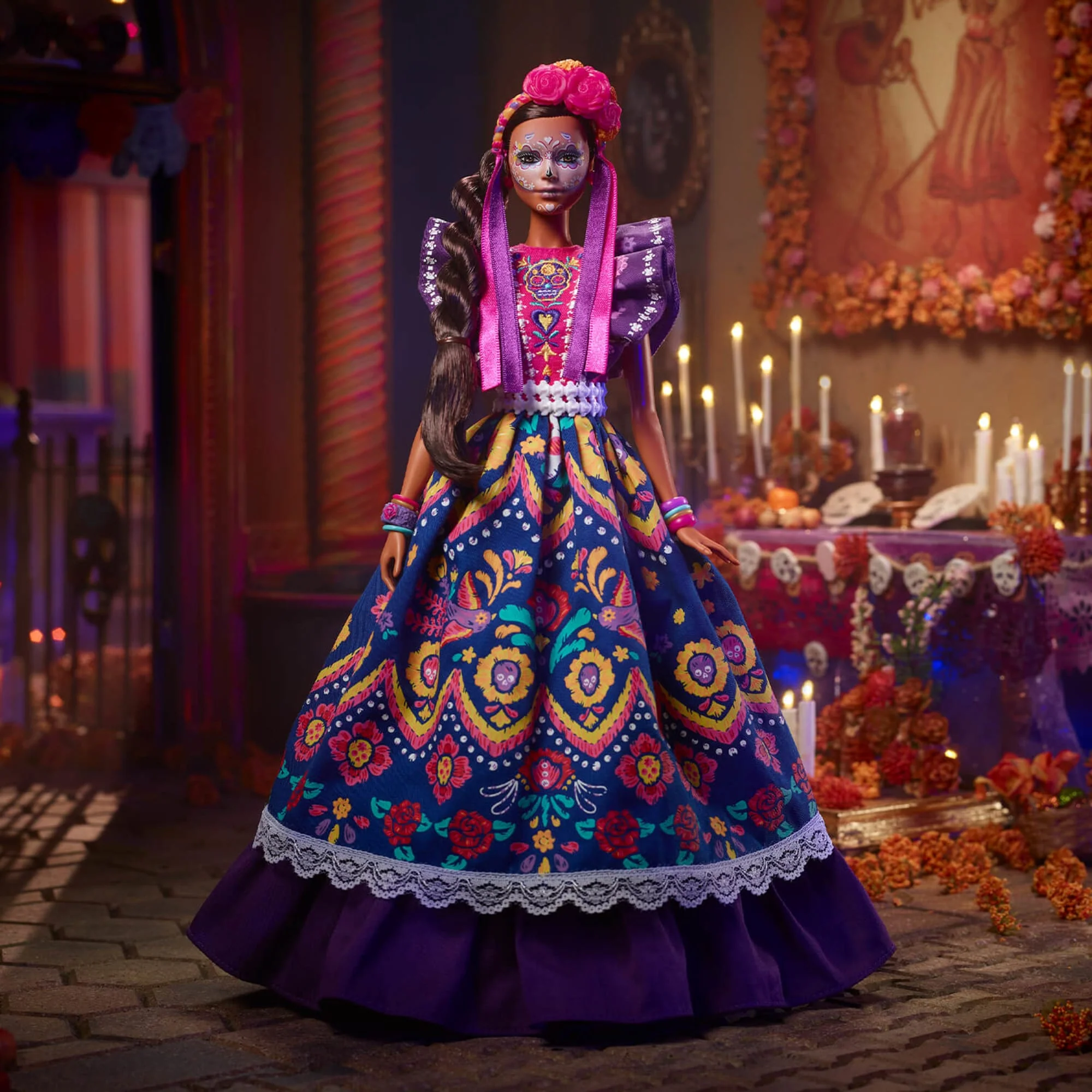 2022 Barbie Día De Muertos Doll - Image 6