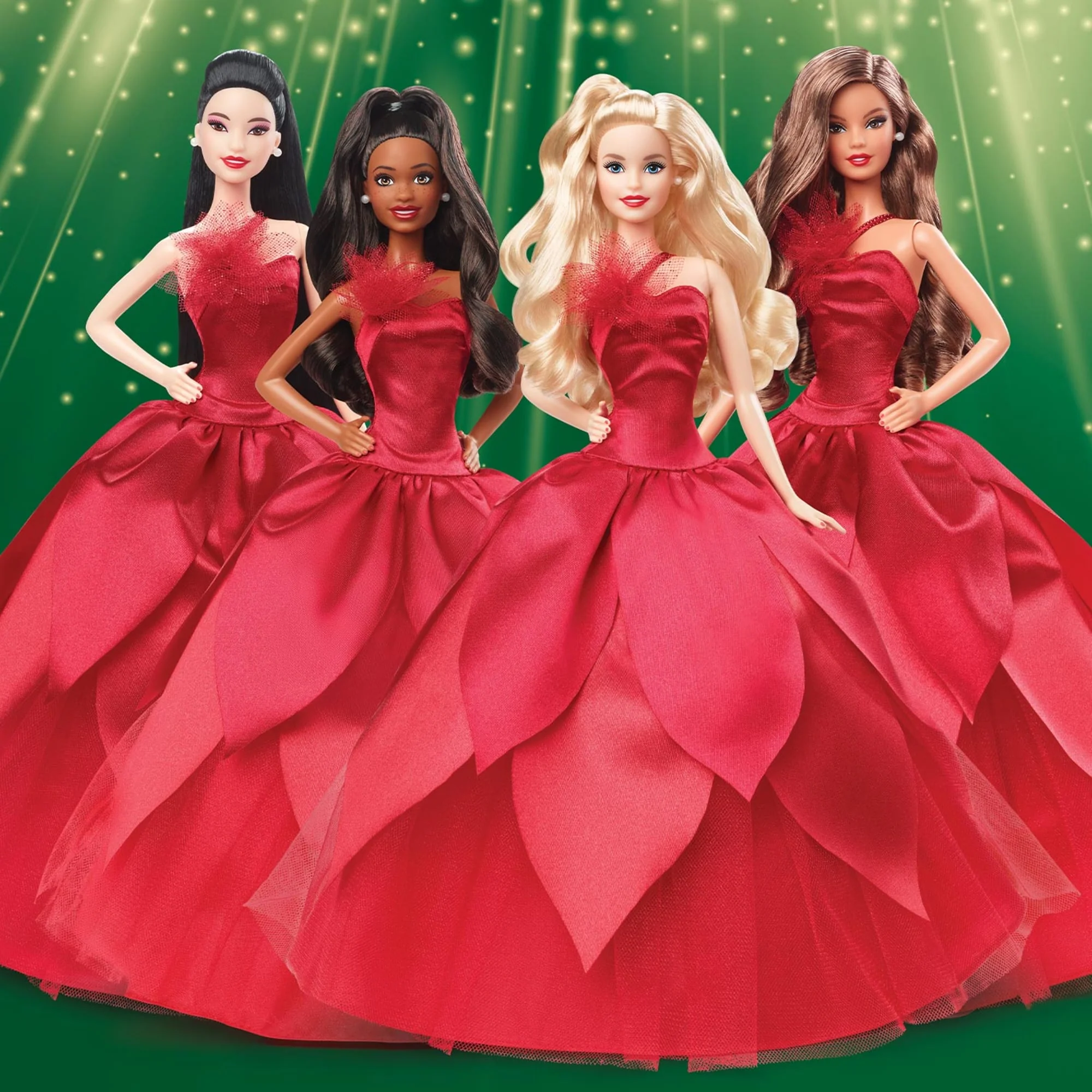 2022 Holiday Barbie, Dark-Brown Hair - Image 5