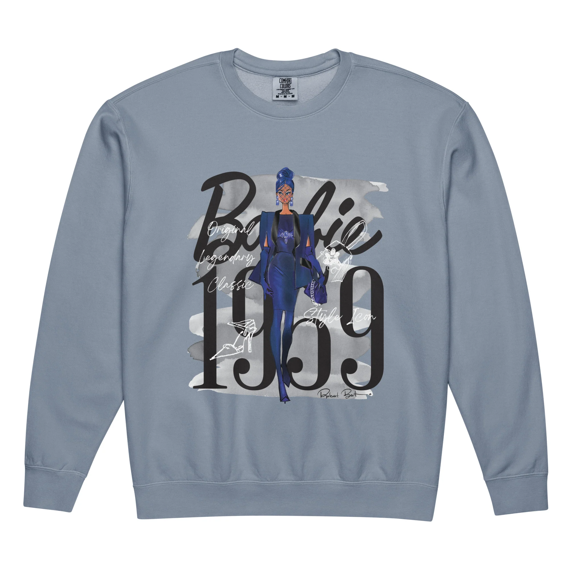 Barbie Artist Series Robert Best Blue Sweatshirt
