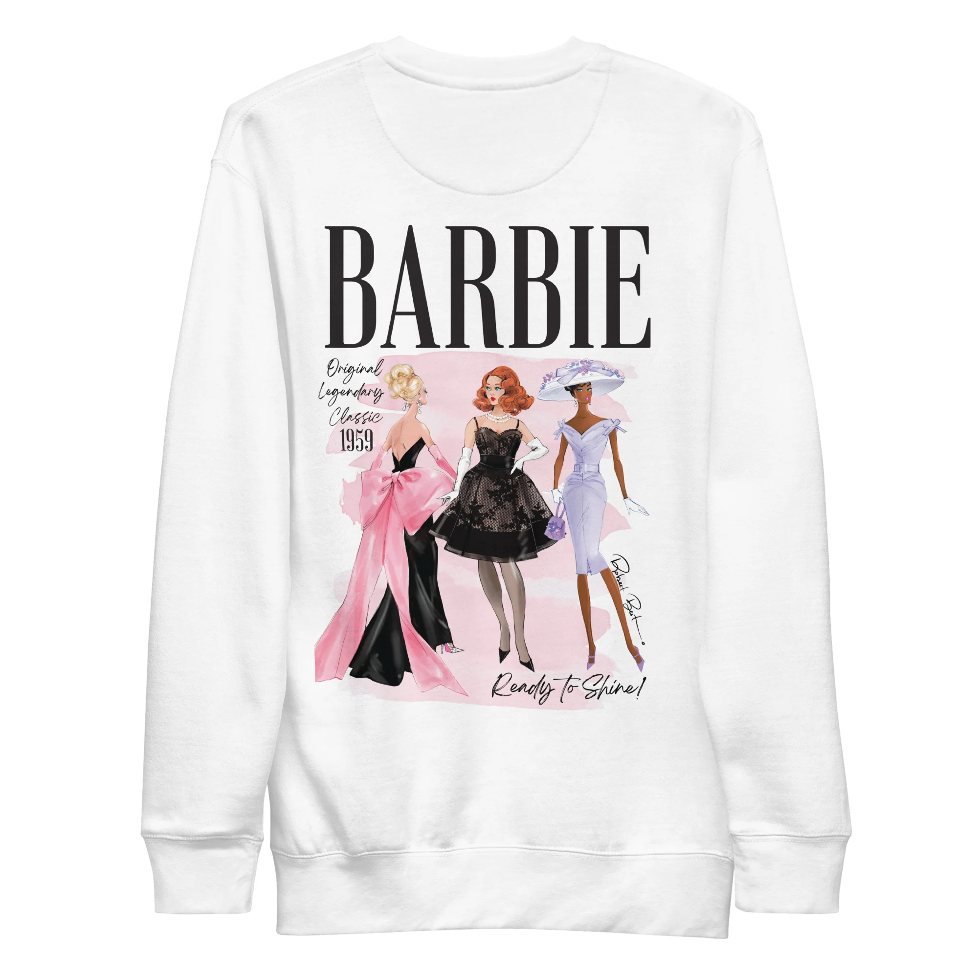 Barbie Artist Series Robert Best White Embroidered Sweatshirt - Image 8