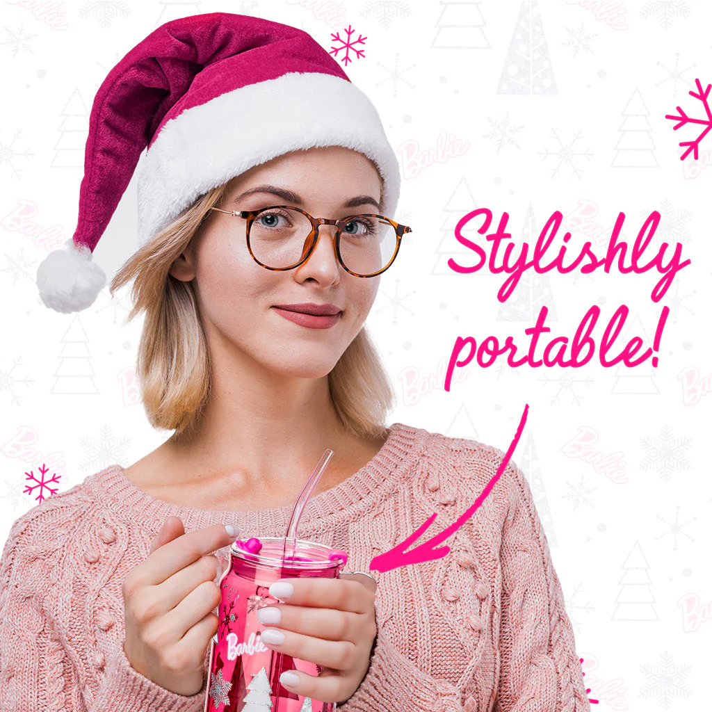 Barbie⢠Christmas Drinking Glasses - 20 Oz - Image 4