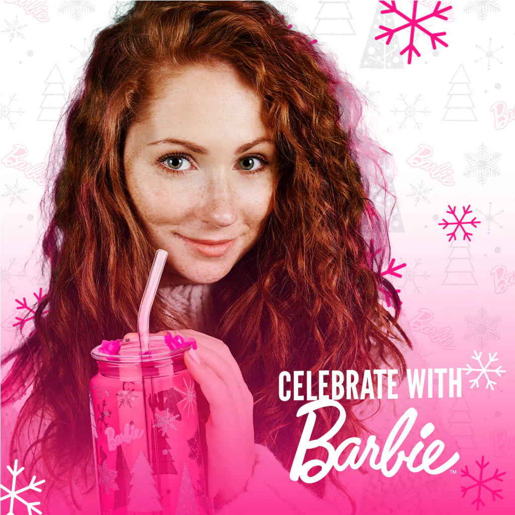 Barbie⢠Christmas Drinking Glasses - 20 Oz - Image 6