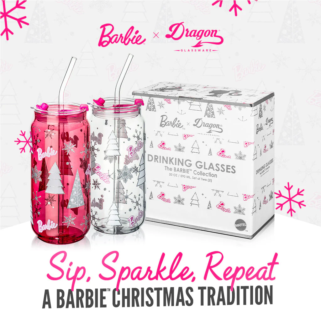 Barbie⢠Christmas Drinking Glasses - 20 Oz - Image 7