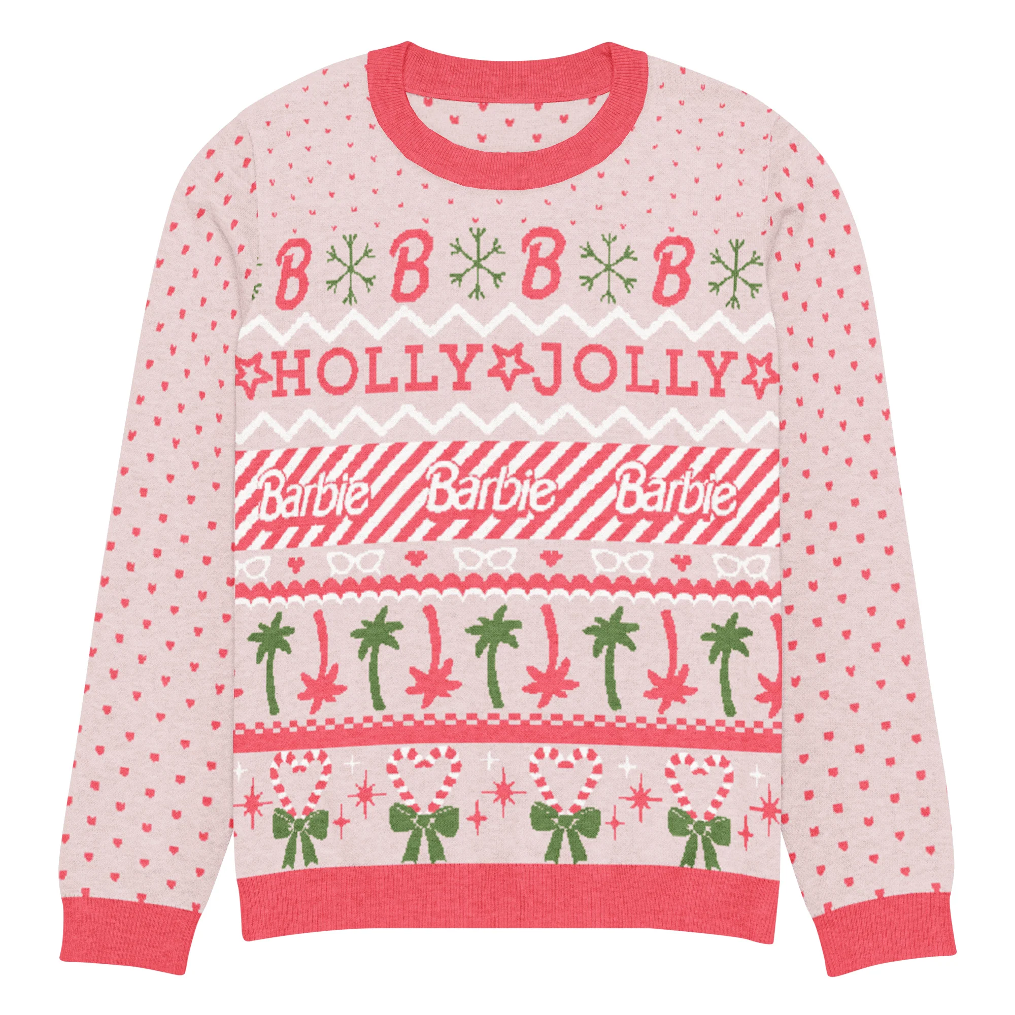 Barbie Holly Jolly Pink Ugly Sweater - Image 9