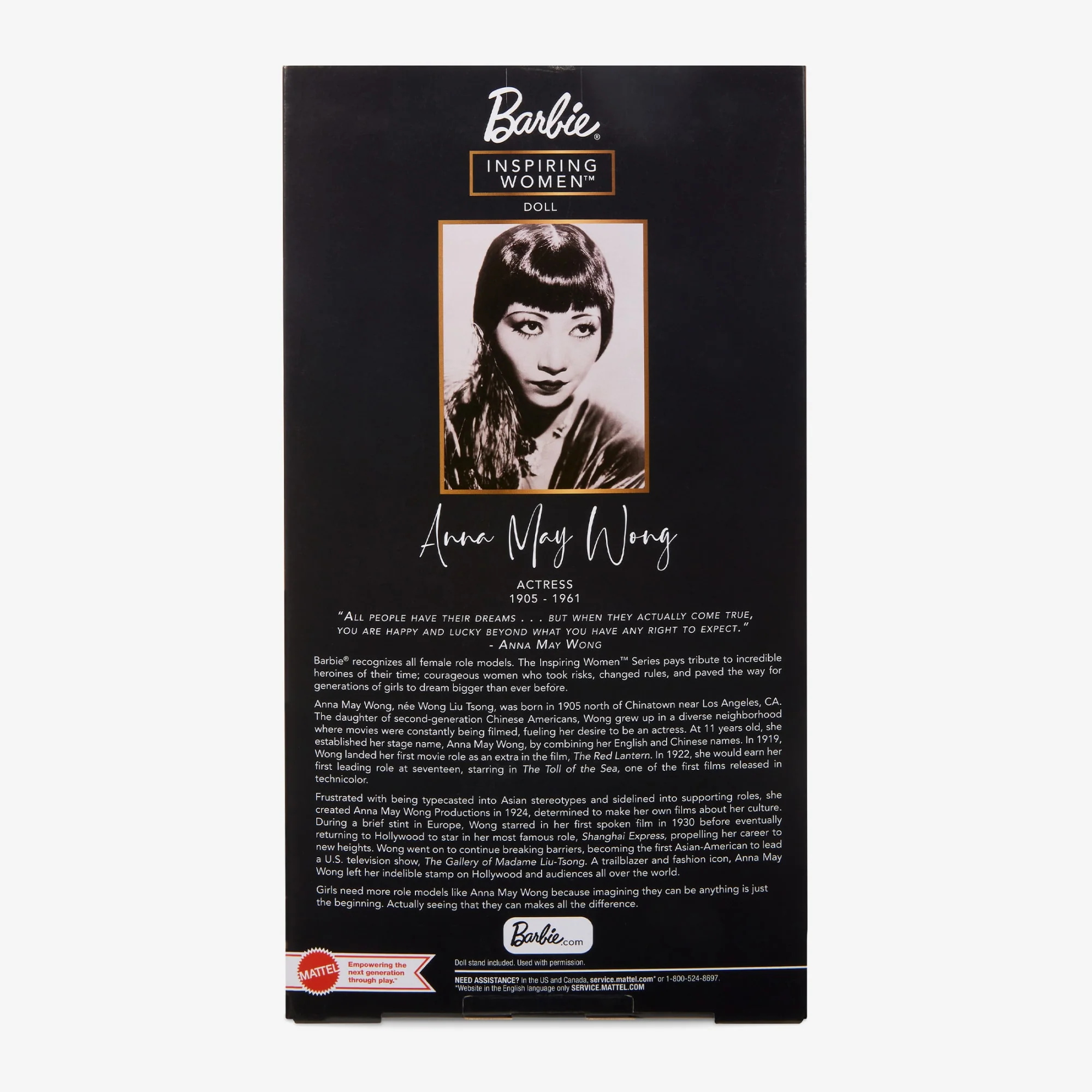Barbie Inspiring Women Anna May Wong Doll - Image 10