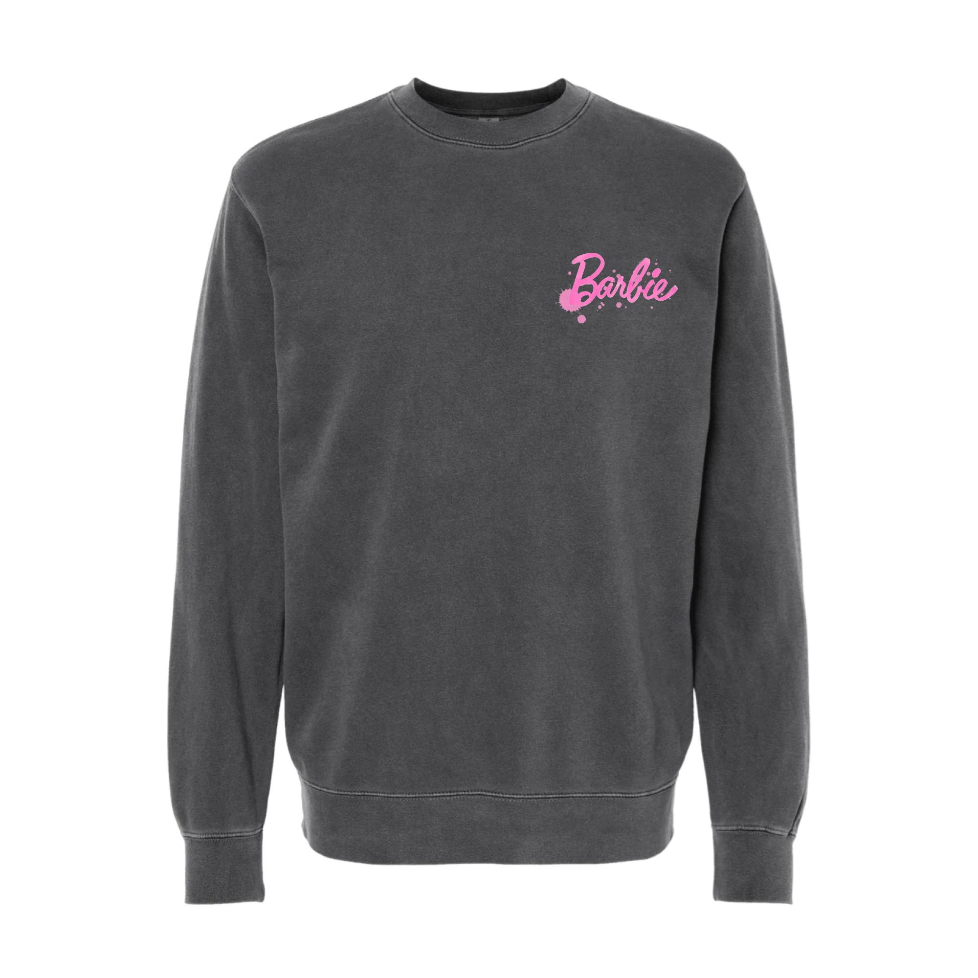 Barbie Style Icon Washed Black Sweatshirt - Image 2
