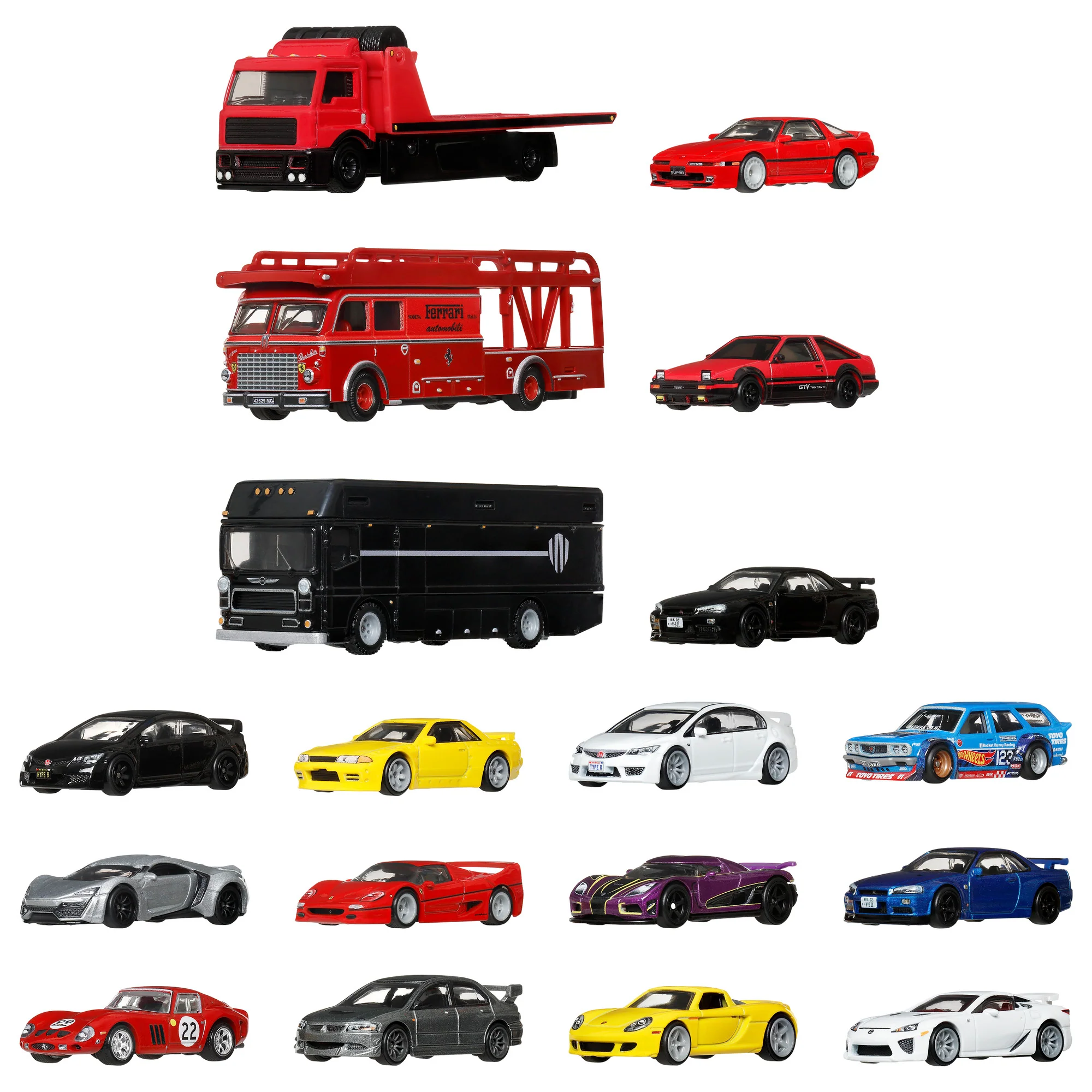 Hot Wheels Car Culture & Team Transport Factory Set (Styles May Vary) - Image 4