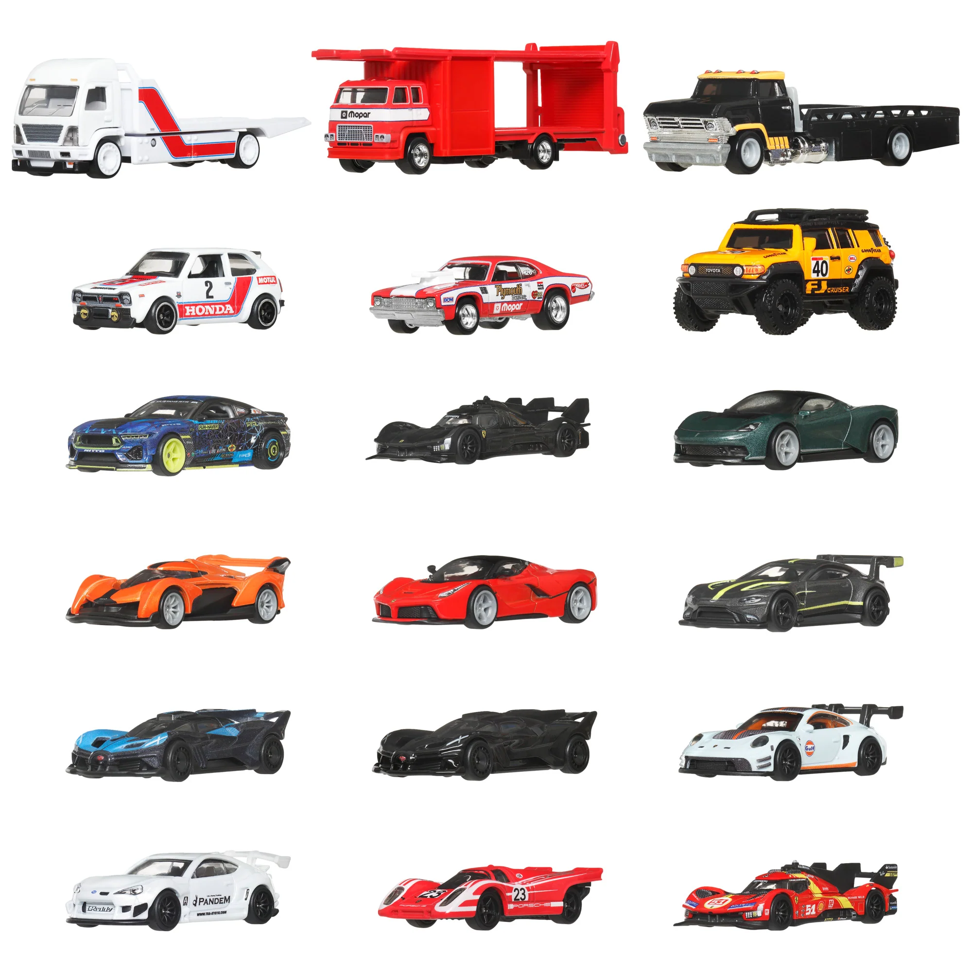 Hot Wheels Car Culture & Team Transport Factory Set (Styles May Vary) - Image 5