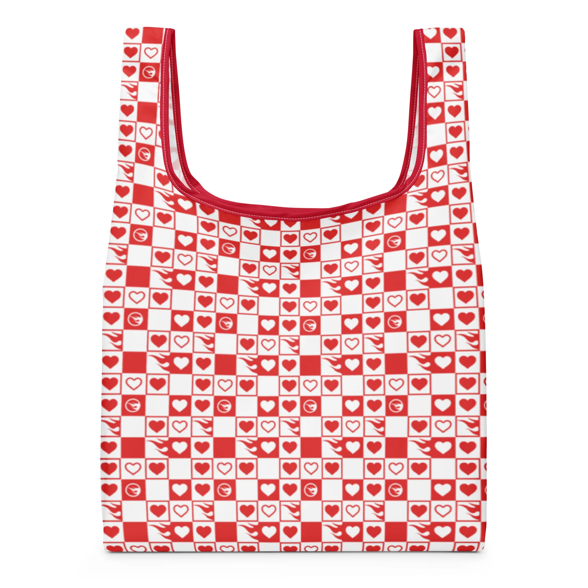 Hot Wheels Checkered Hearts Multi Tote - Image 3