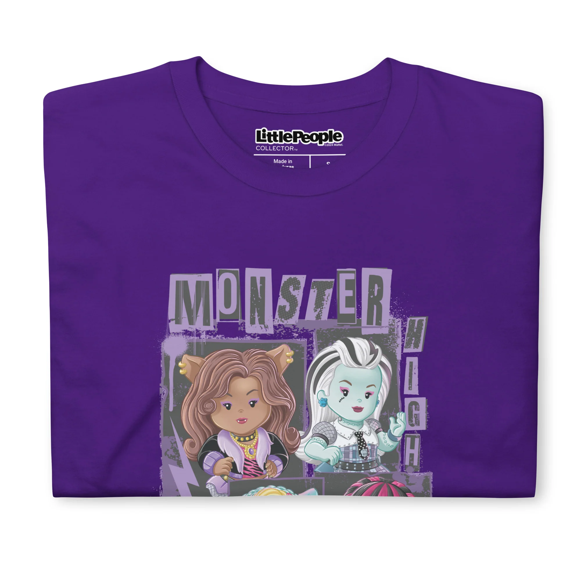 Little People Collector Monster High Purple T-Shirt - Image 4