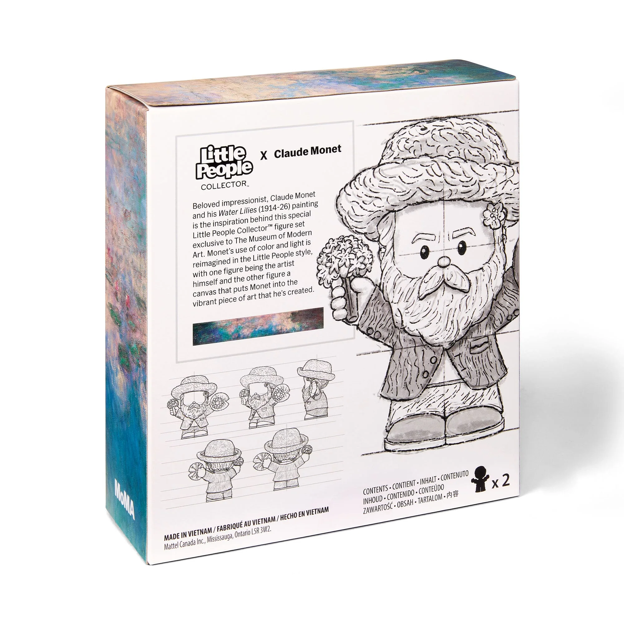 Little People Collector x MoMA Claude Monet Figure Set - Image 13