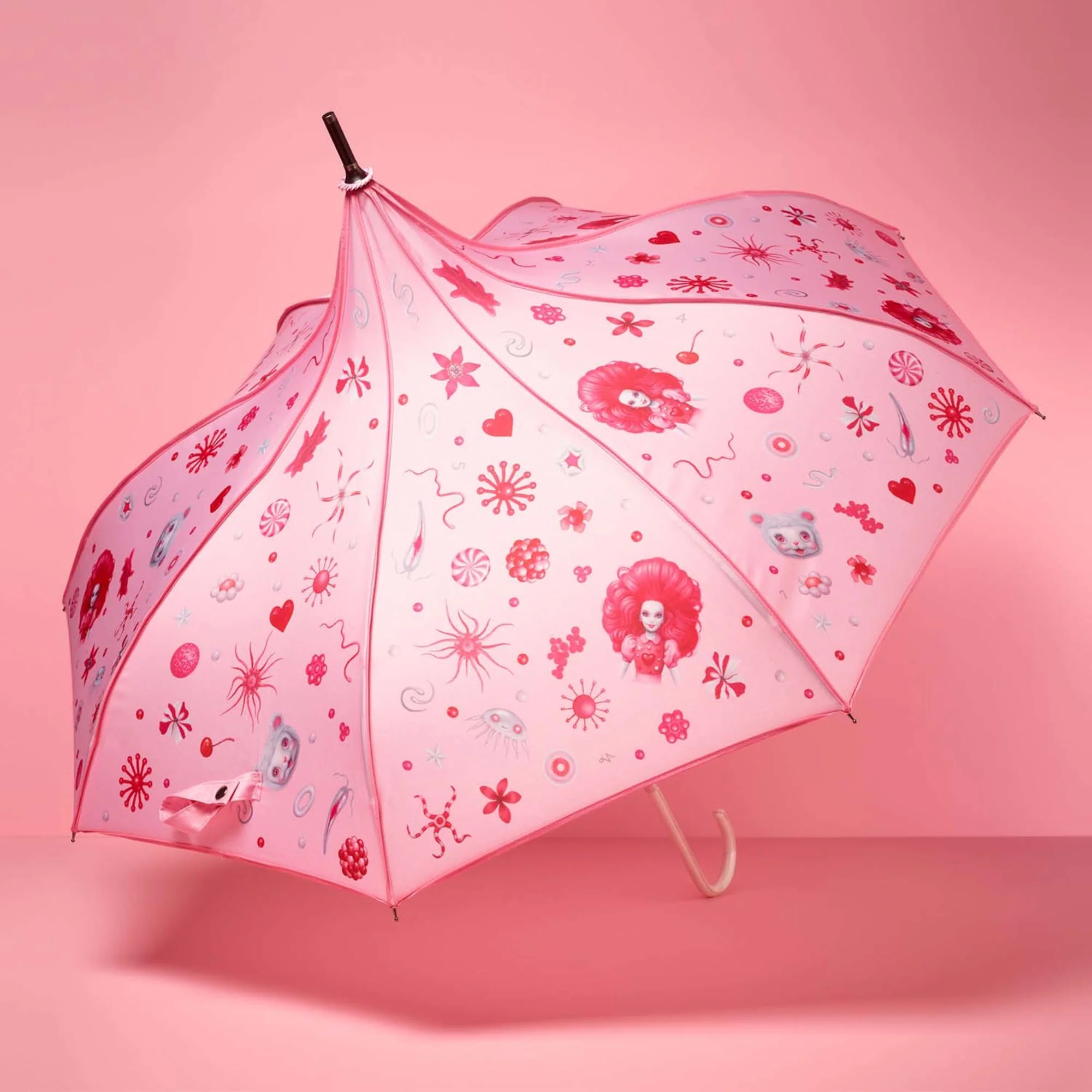 Mark Ryden x Barbie Pink Pop Umbrella - Image 2