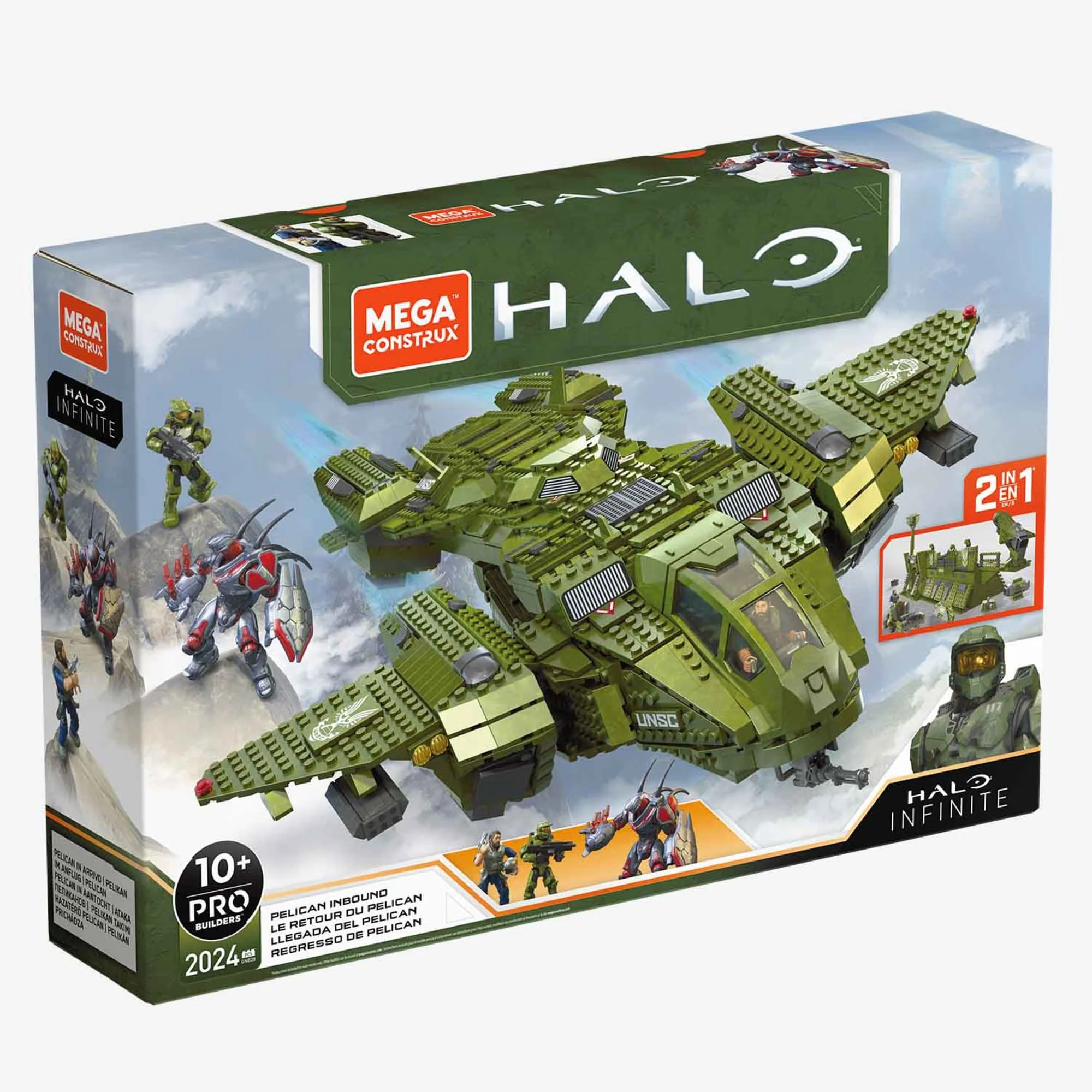 MEGA Halo Pelican Inbound Aircraft Building Set - Image 4