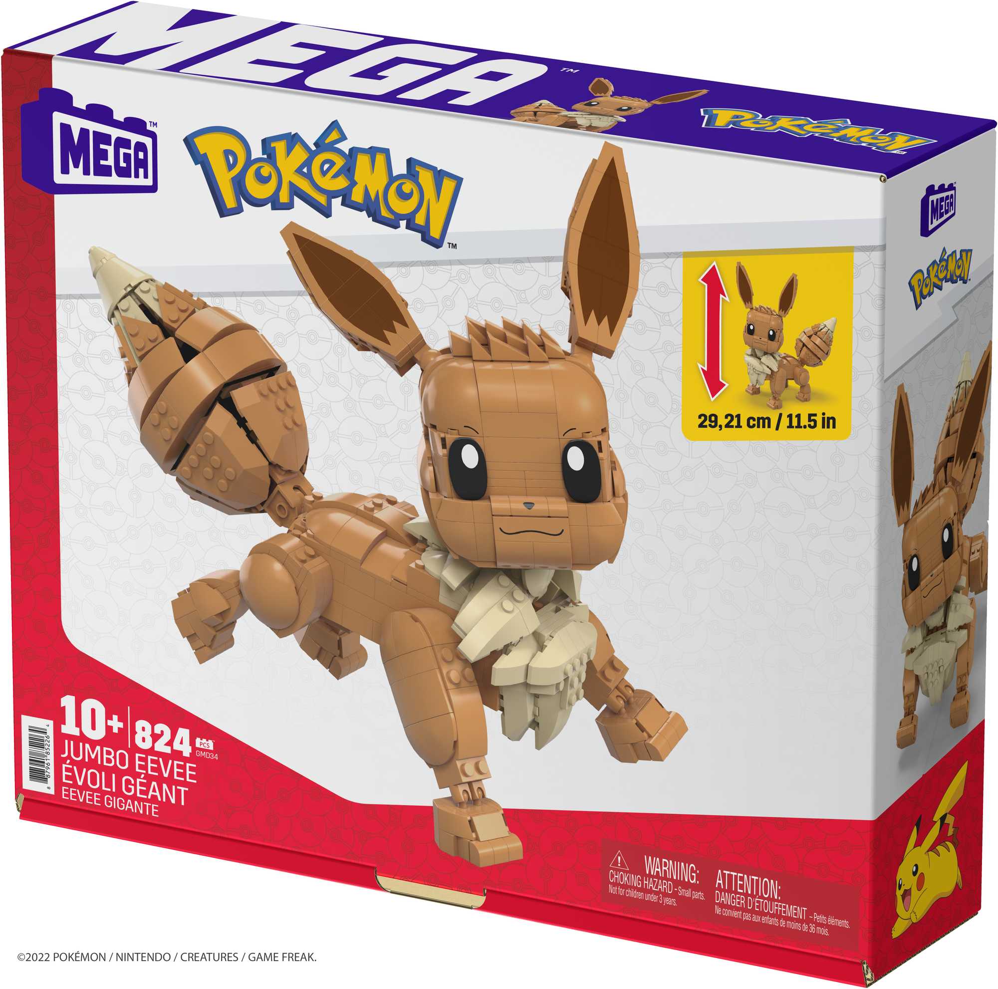 MEGA Pokemon Jumbo Eevee - Image 7