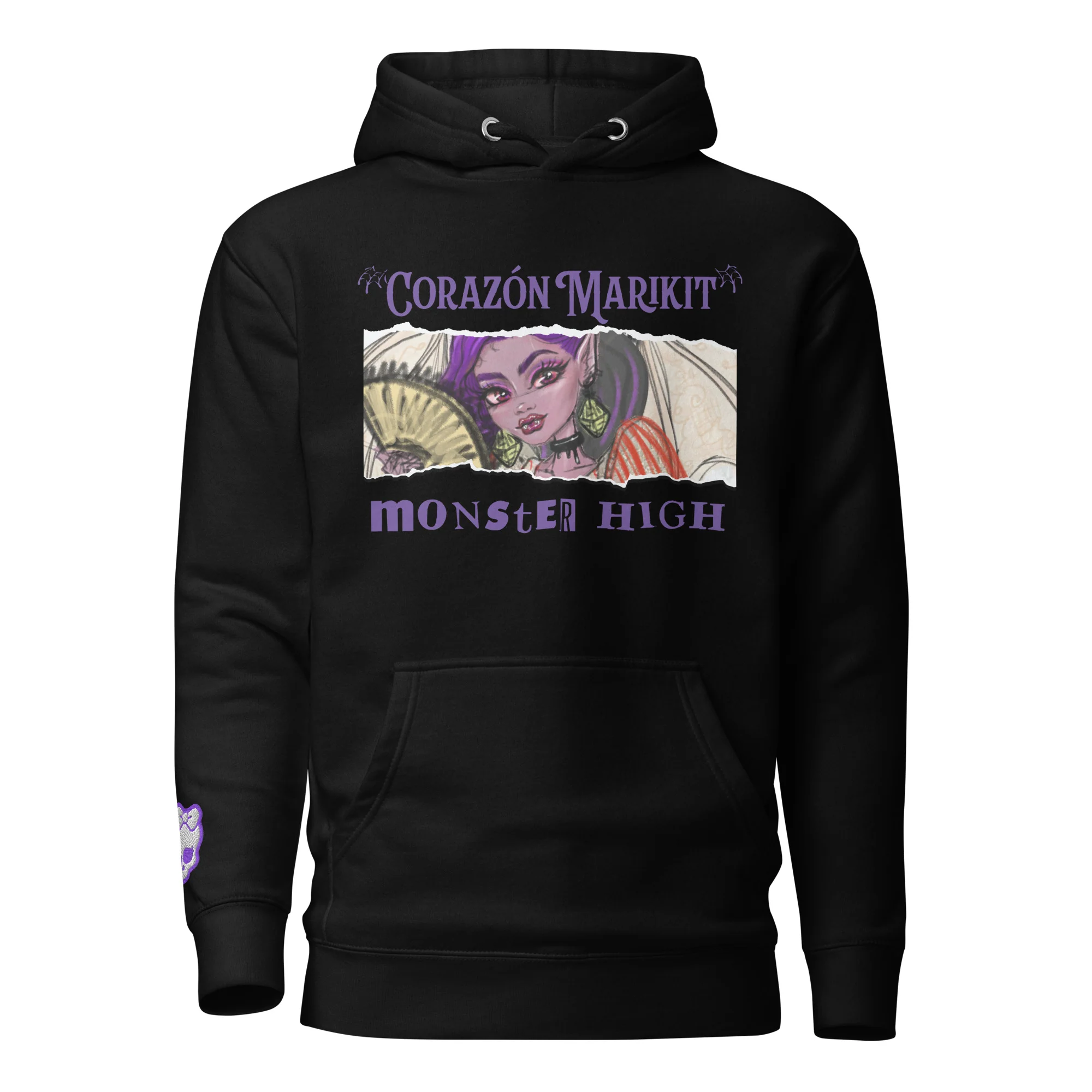 Monster High Corazon Marikit Black Hoodie - Image 3