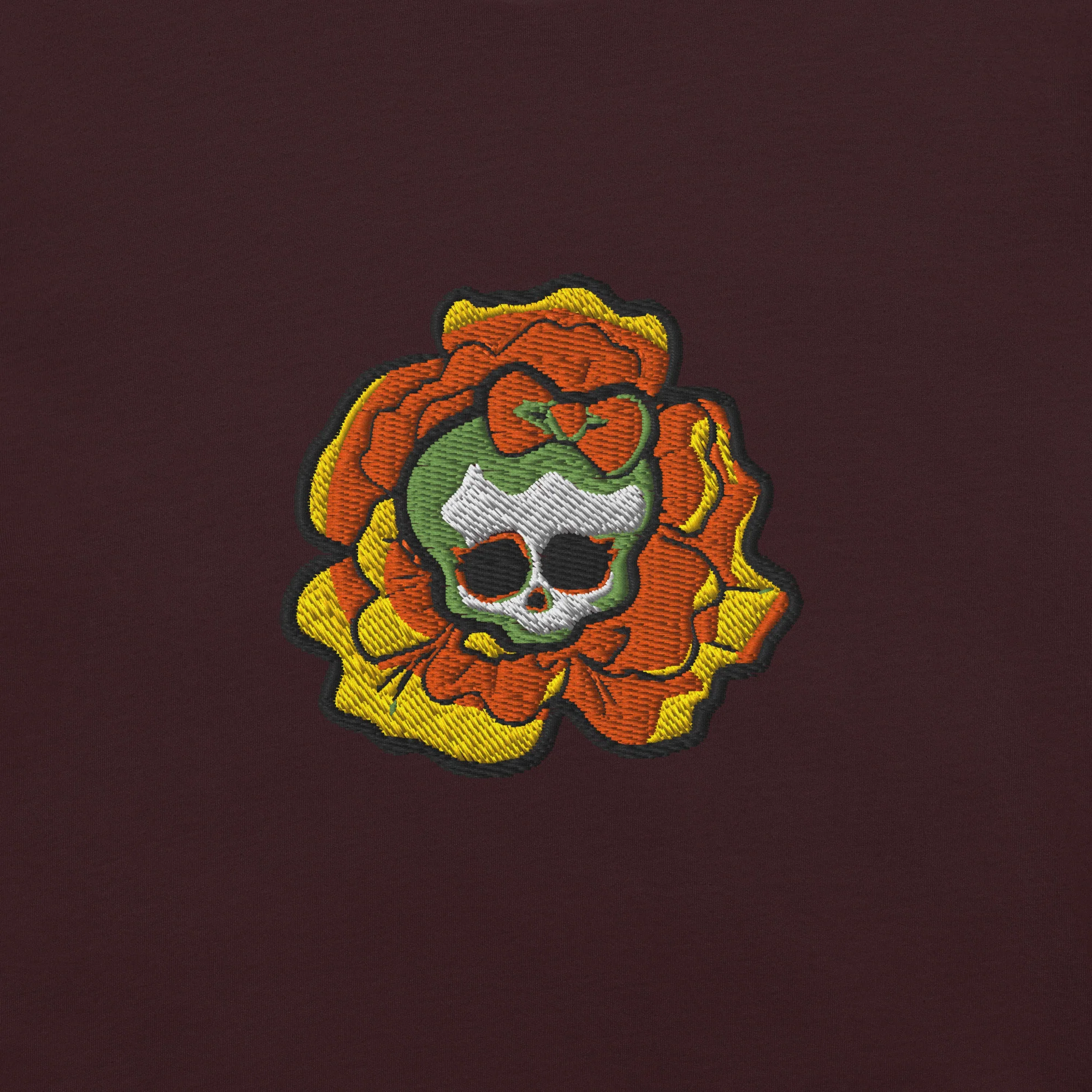 Monster High Skelita DĂa de Muertos Embroidered Oxblood T-Shirt - Image 3