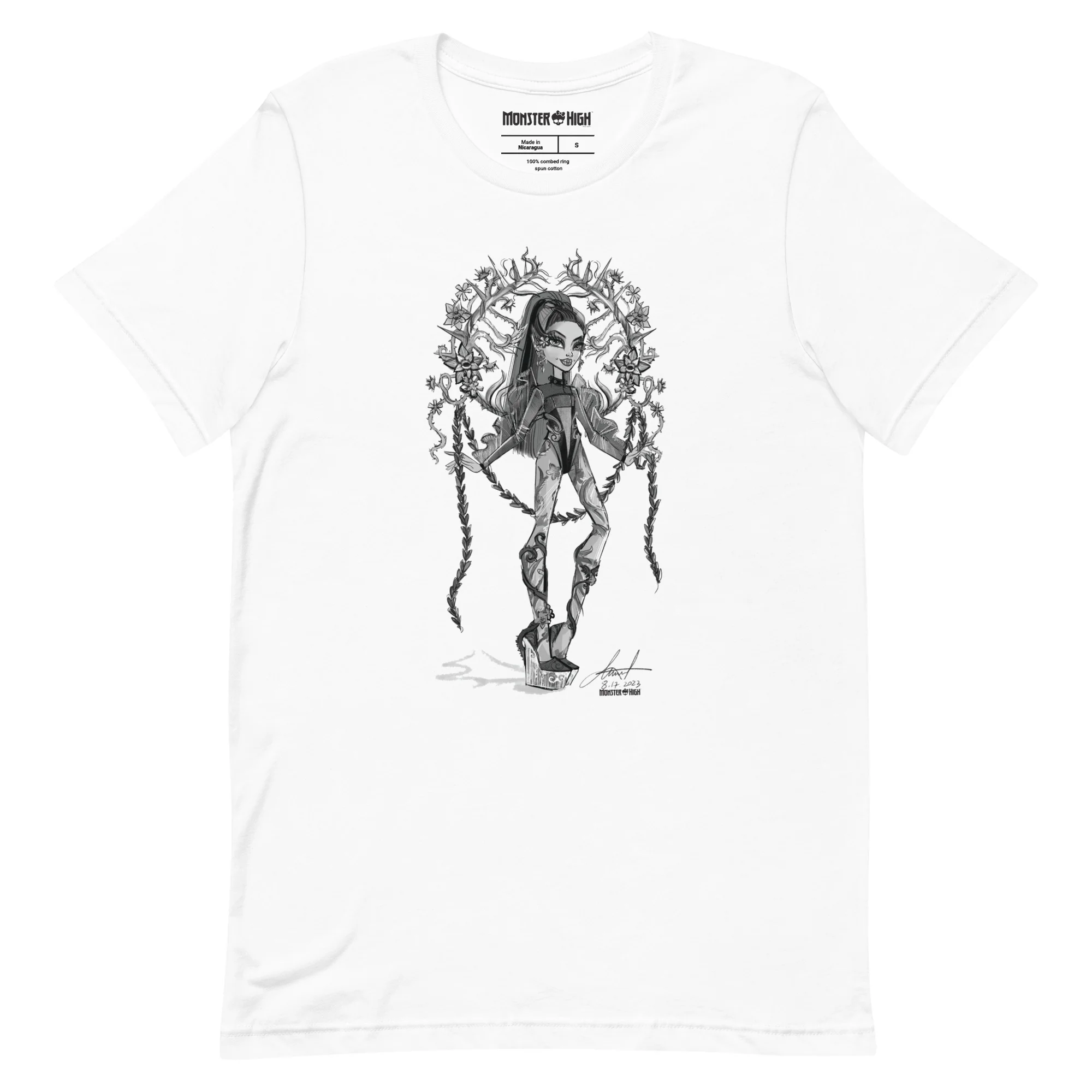 Monster High Venus McFlytrap White T-Shirt