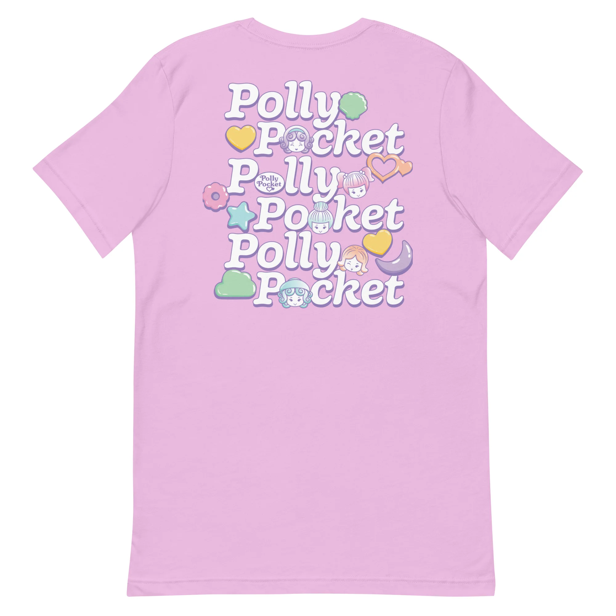 Polly Pocket Icons Embroidered Pink T-Shirt - Image 11