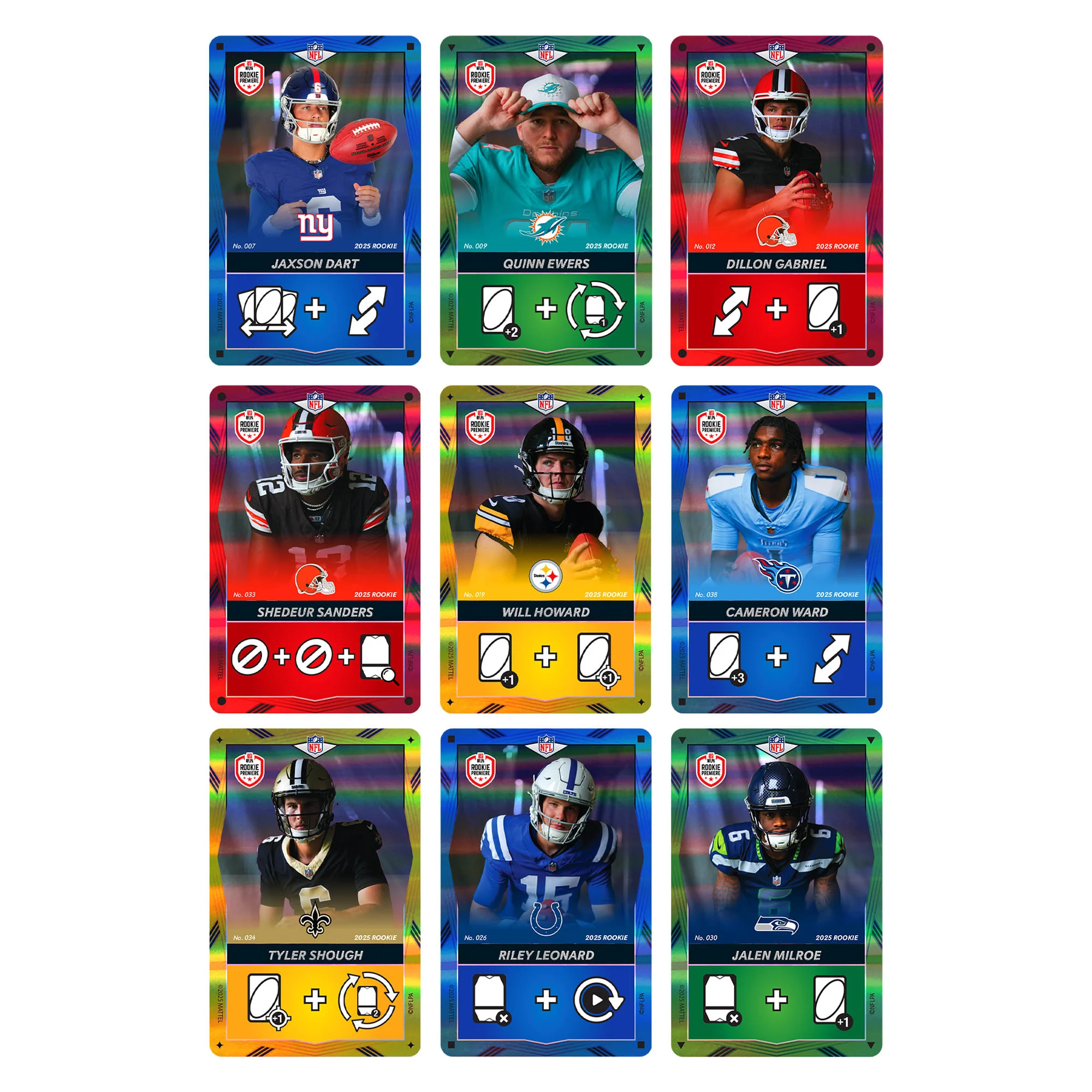 UNO Elite NFL 2025 All-Rookie Starter Pack - Image 10