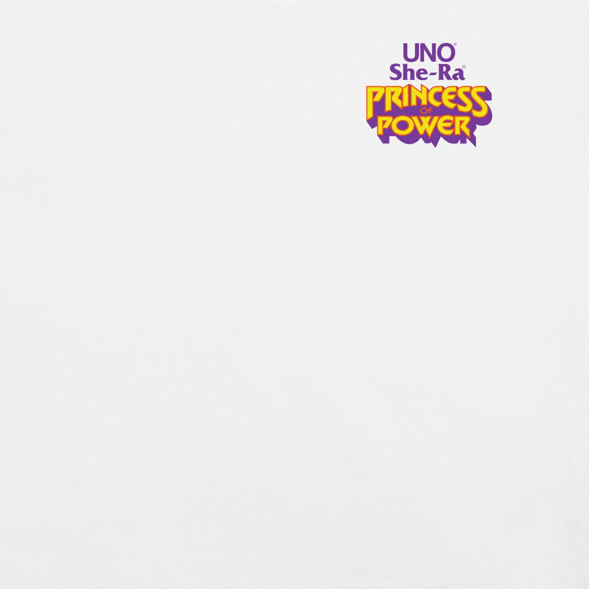 UNO Masters of the Universe She-Ra Princess Power White T-Shirt - Image 5