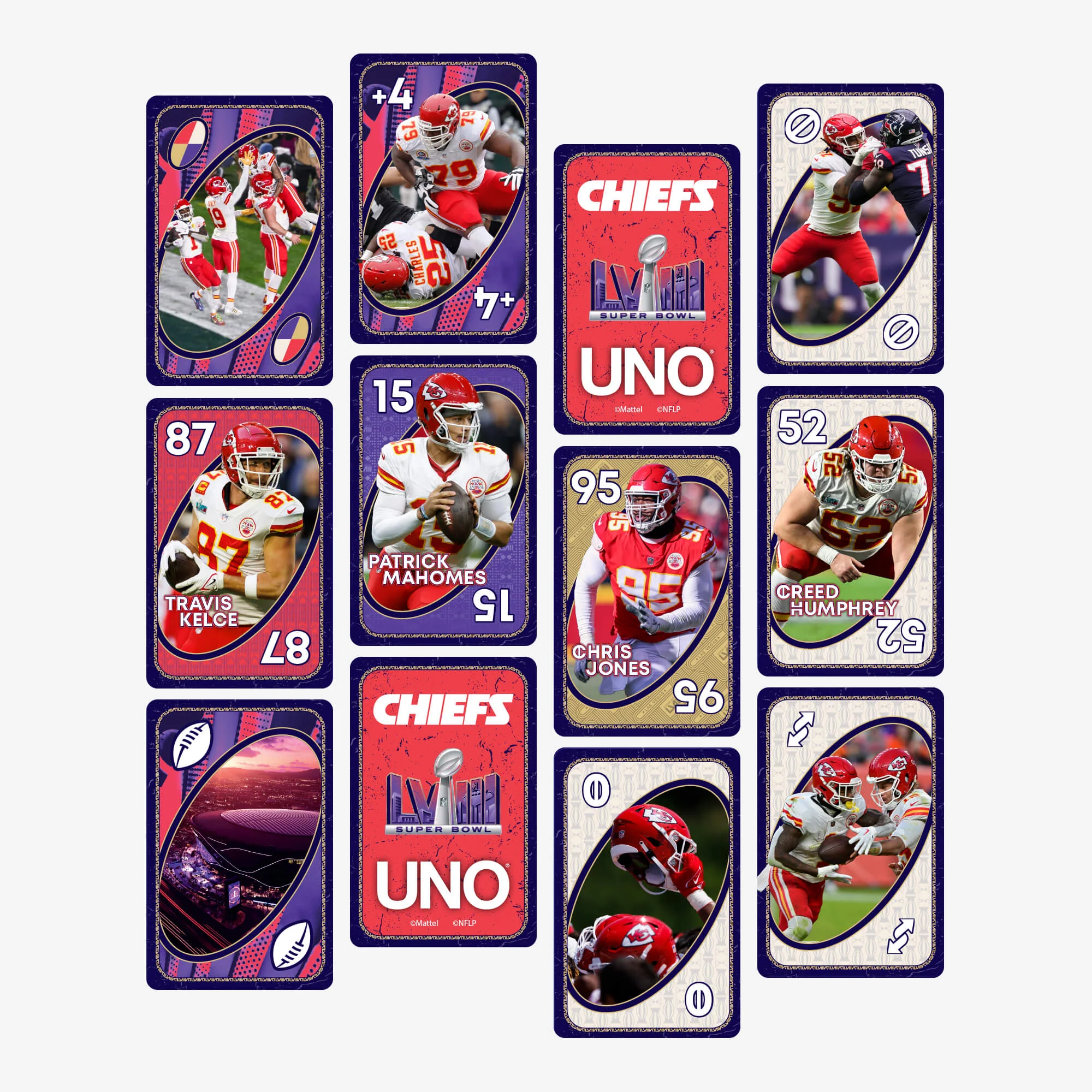 UNO LVIII Super Bowl Card Game - Image 2