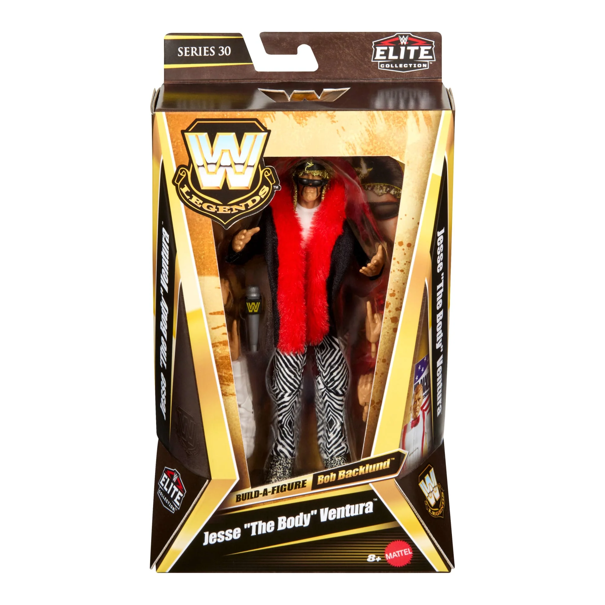WWE Legends Elite Collection Jesse ‘The Body’ Ventura Action Figure - Image 10