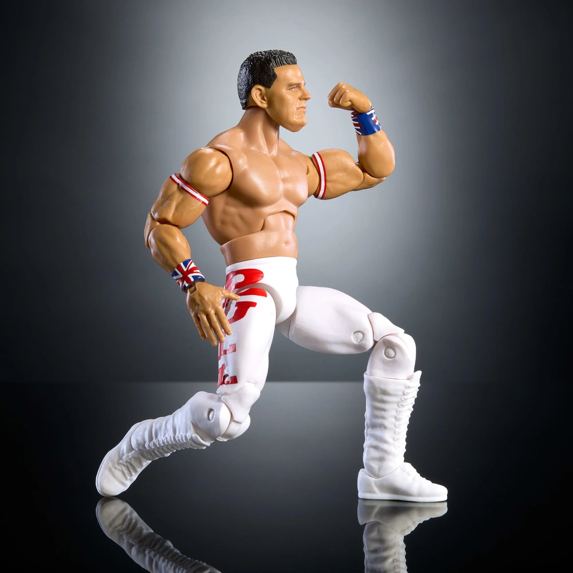 WWE Elite Collection Monday Night War British Bulldog Action Figure & Plus Golga Build-A-Figure Parts - Image 4