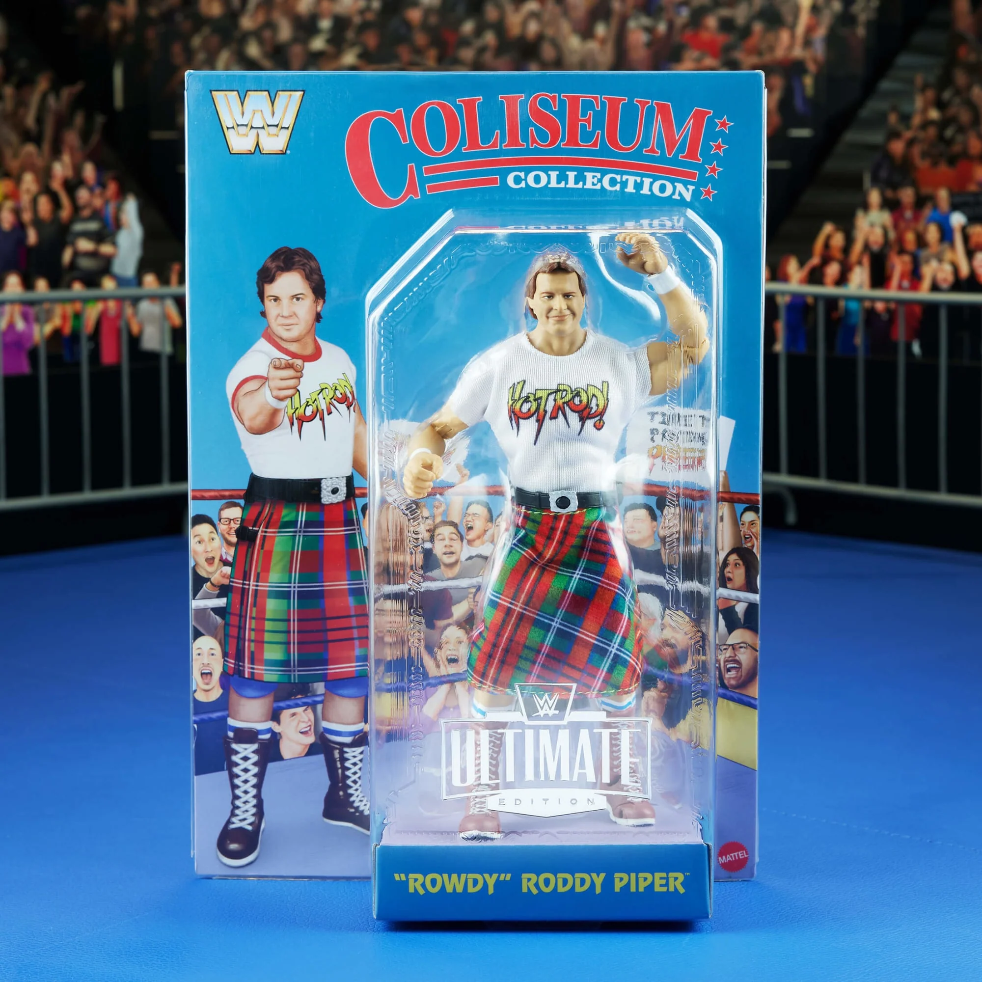 WWE Ultimate Edition Coliseum Collection "Rowdy" Roddy Piper & George "The Animal" Steele 2-Pack - Image 10