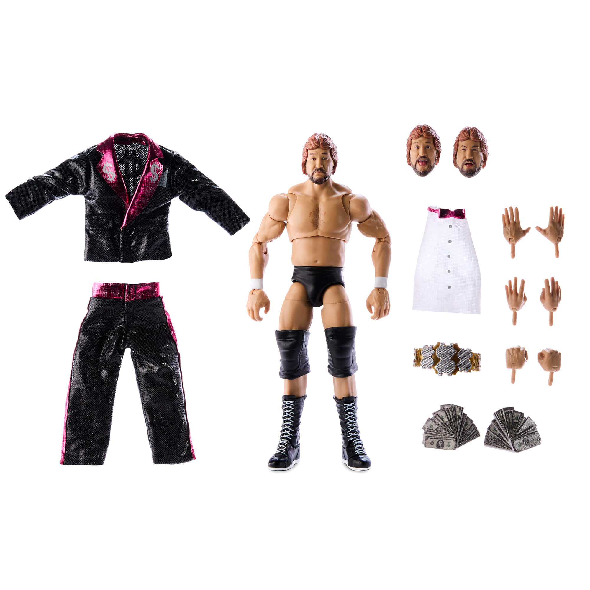 WWE Ultimate Edition Coliseum Collection “Million Dollar Man” Ted DiBiase and Ricky “The Dragon” Steamboat 2-Pack - Image 15